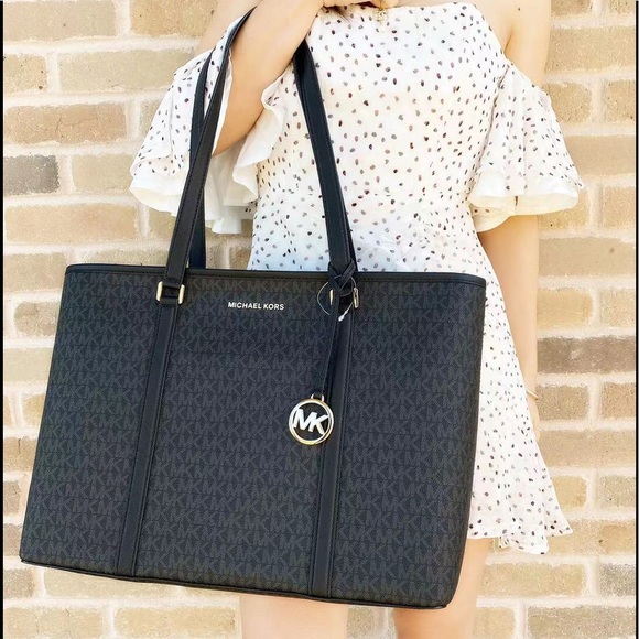 💕Michael kors large laptop tote black MK - Picture 3 of 7